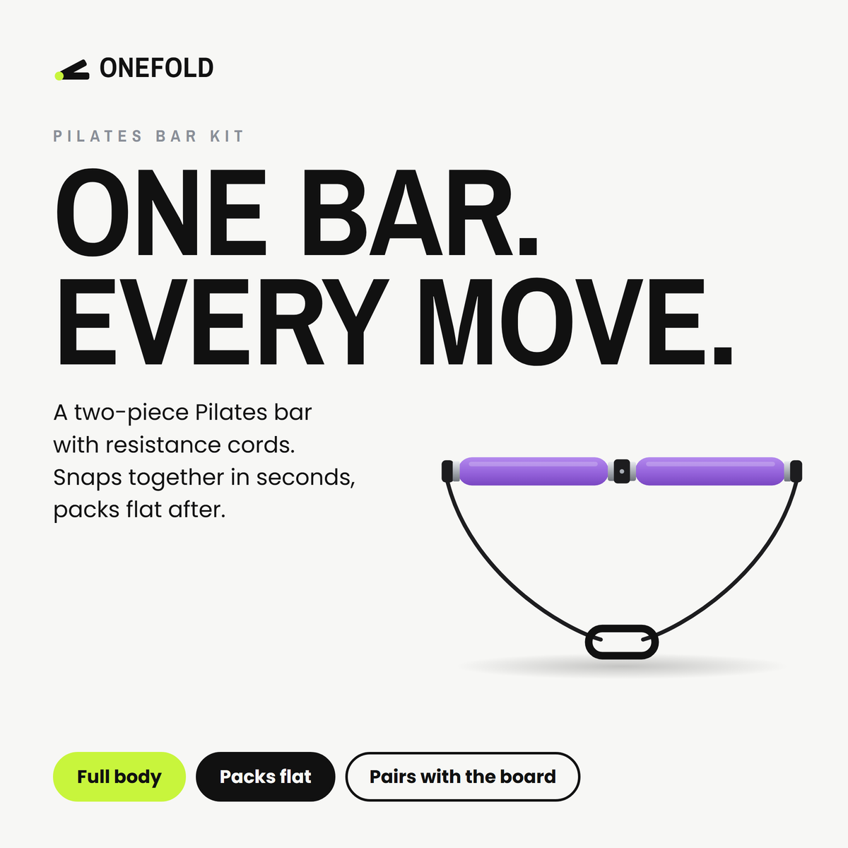 ONEFOLD Pilates Bar Kit